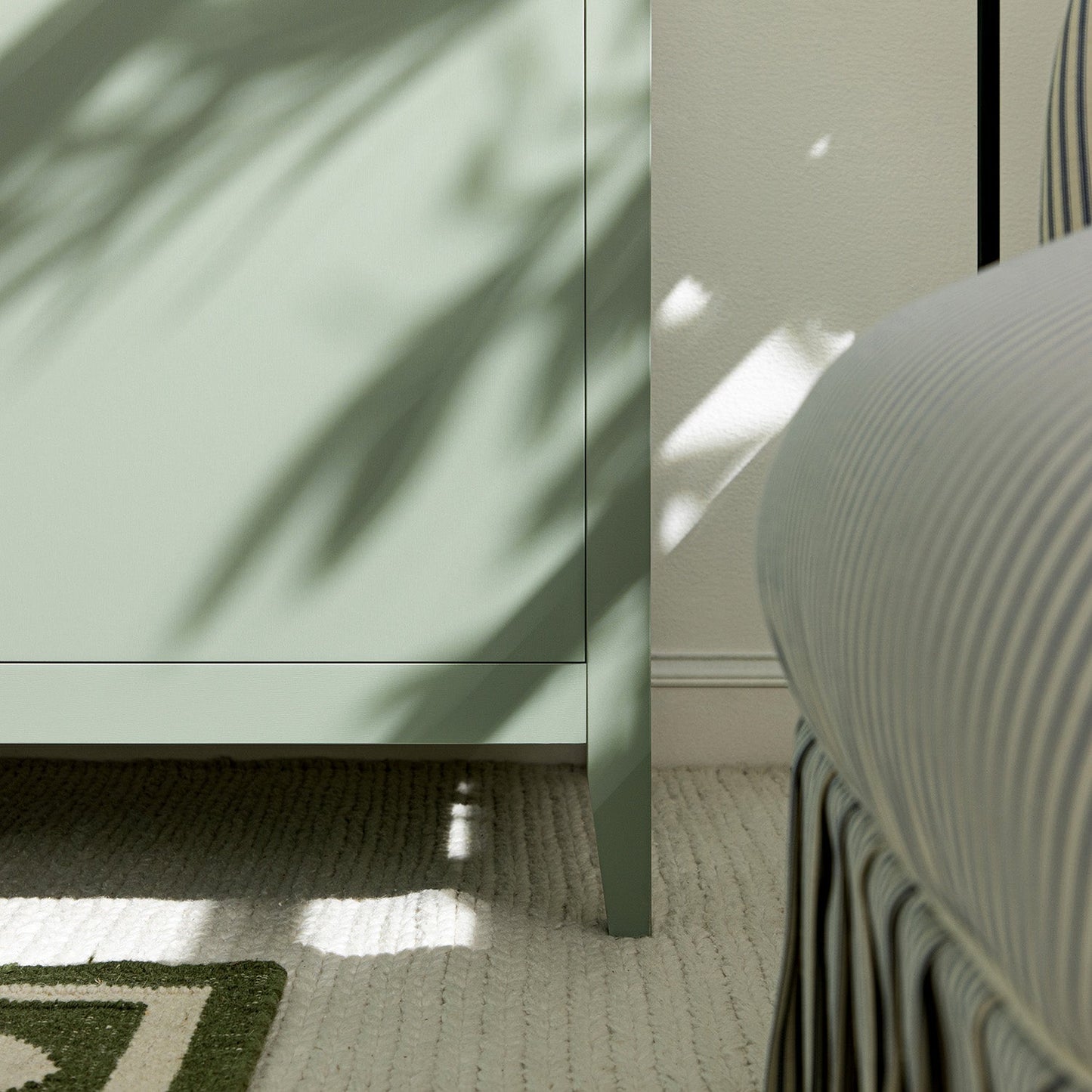 Armoire triple Oakham, sauge du désert