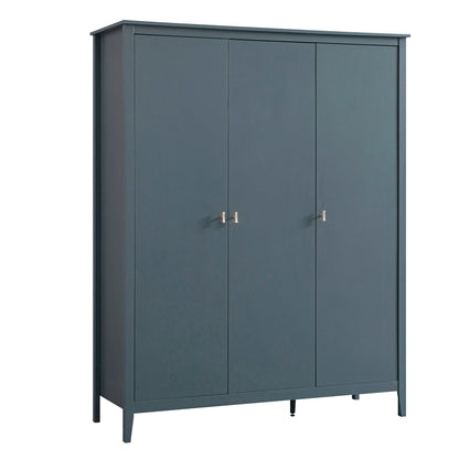 Armoire triple Oakham, bleu orageux