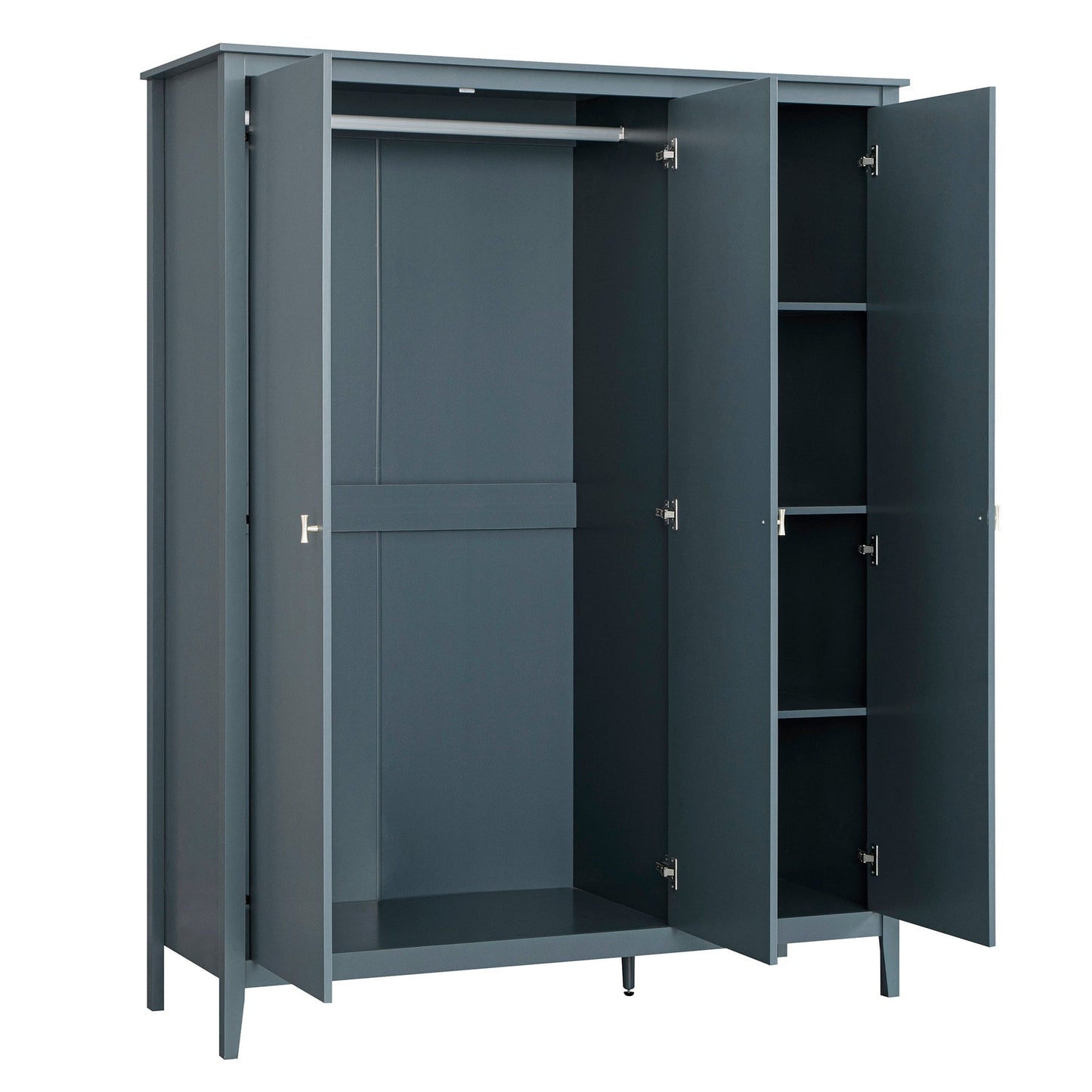 Armoire triple Oakham, bleu orageux