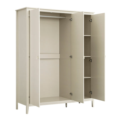 Armoire triple Oakham, blanc ombragé