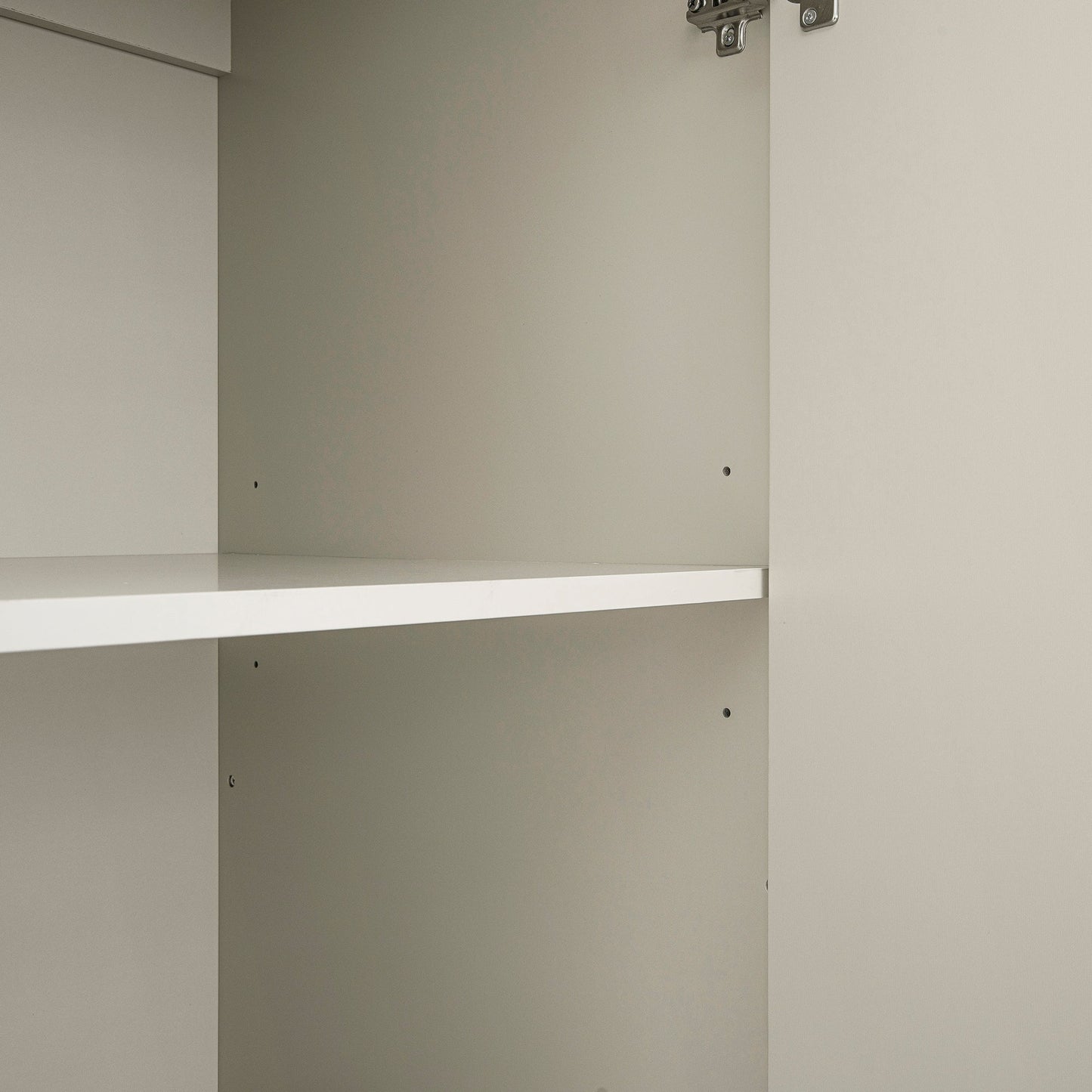 Armoire triple Oakham, blanc ombragé