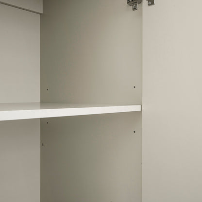 Armoire triple Oakham, blanc ombragé