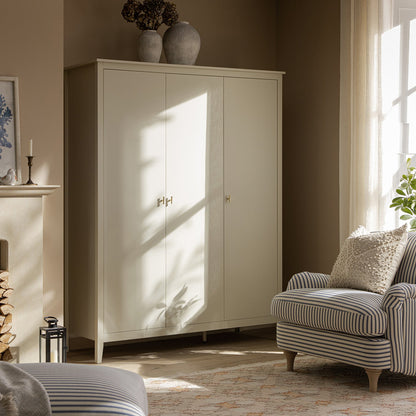 Armoire triple Oakham, blanc ombragé