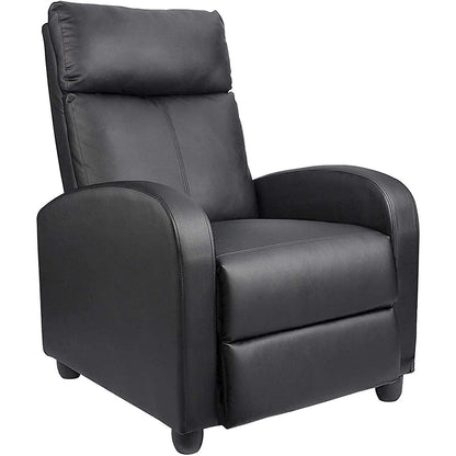 Fauteuil inclinable Furniwell en cuir PU avec assise et dossier rembourrés.