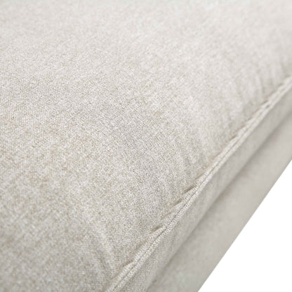 Fauteuil en tissu Obriel avoine