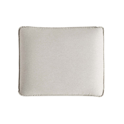 Repose-pieds en tissu Obriel avoine