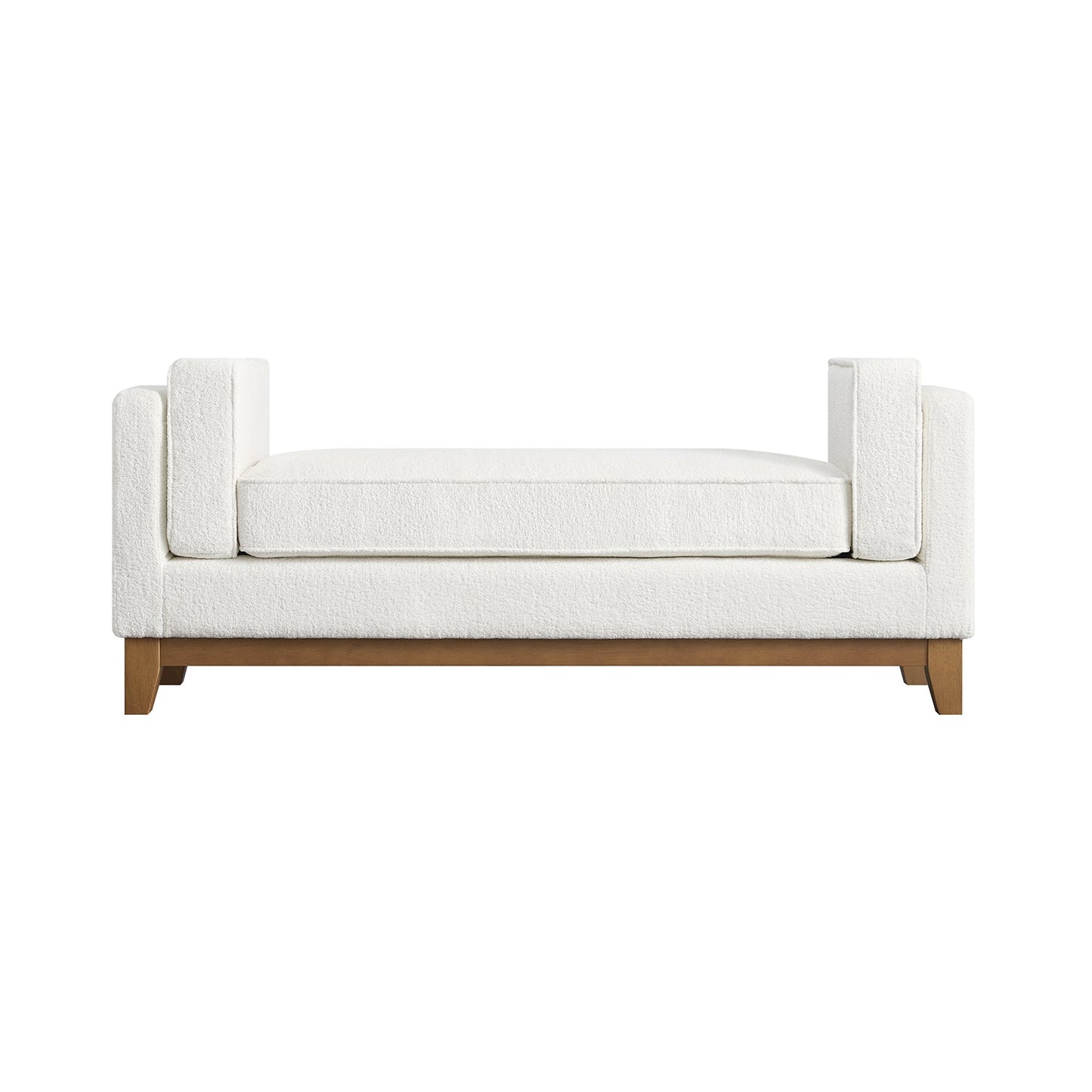 Banc rembourré Dipley Beige Boucle