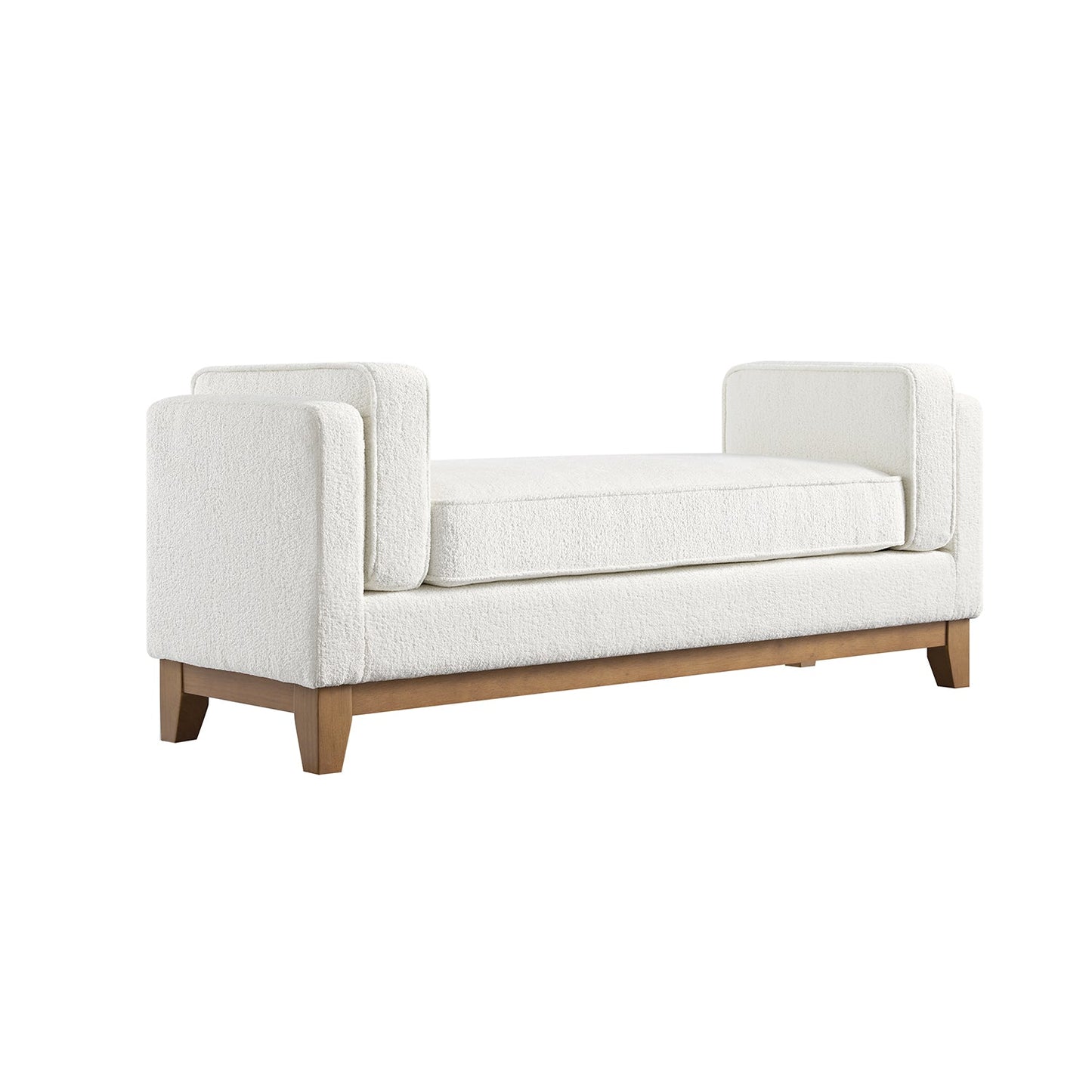 Banc rembourré Dipley Beige Boucle