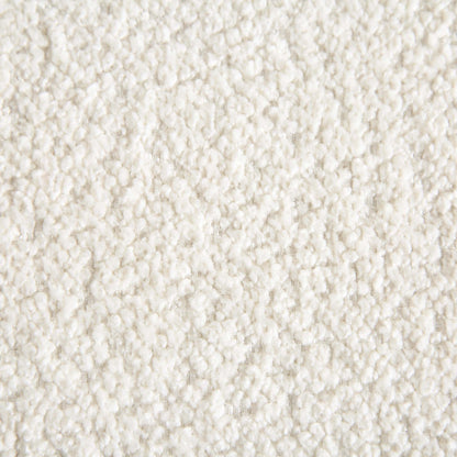 Canapé Dipley en tissu bouclé beige, 2 places