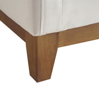 Canapé Dipley en velours champagne, 3 places