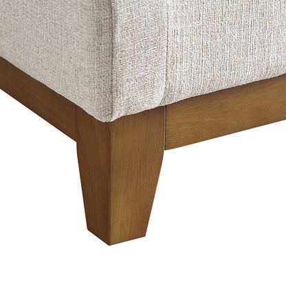 Canapé 3 places en tissu Dipley Oatmeal