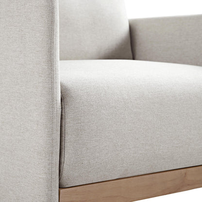 Fauteuil en tissu Timber Oatmeal