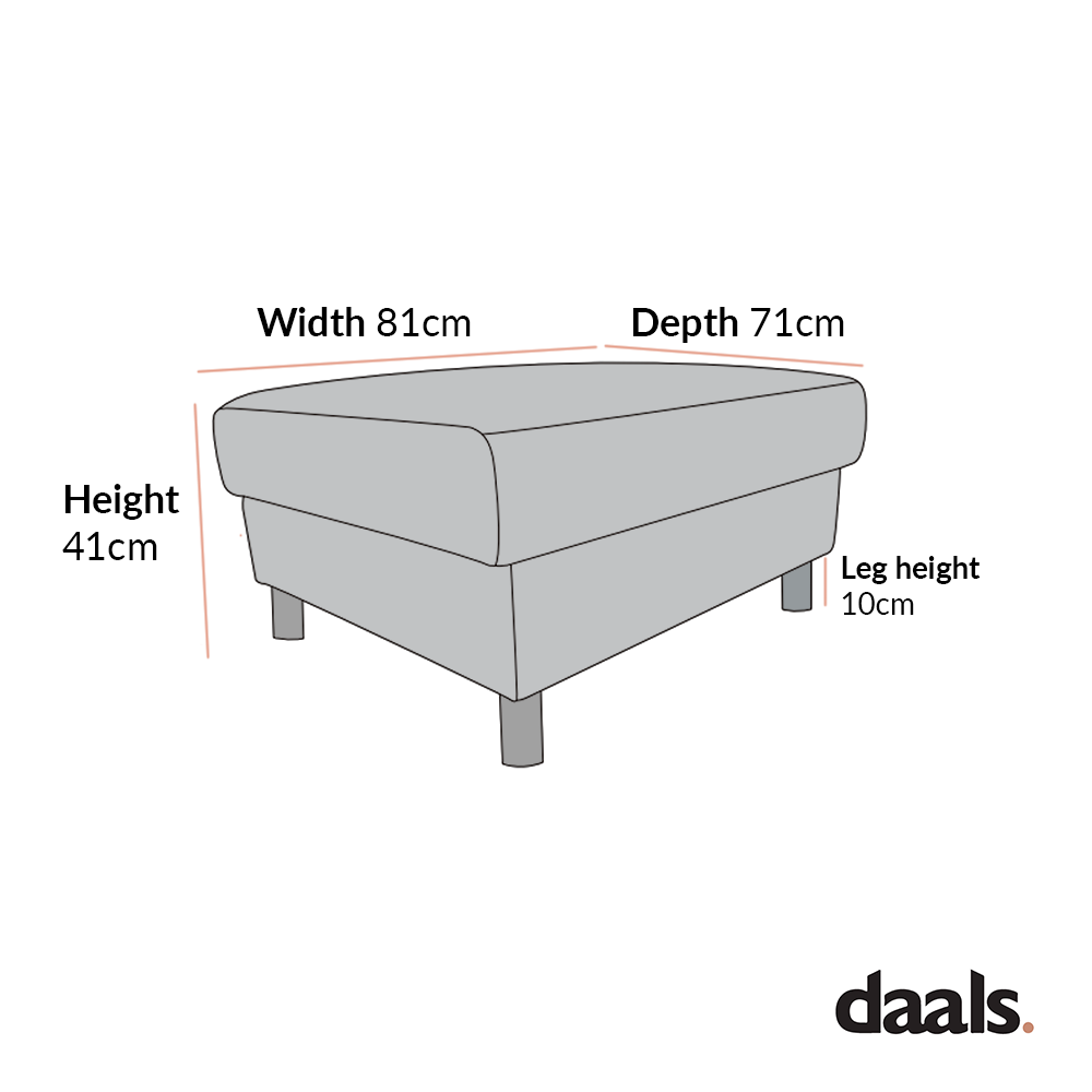 Pouf de rangement en tissu gris chiné Timber