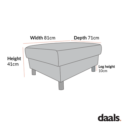 Pouf de rangement en tissu gris chiné Timber