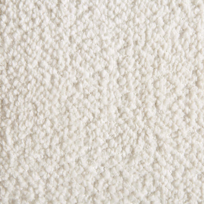 Canapé Belsize Beige Boucle avec base en bois, 3 places