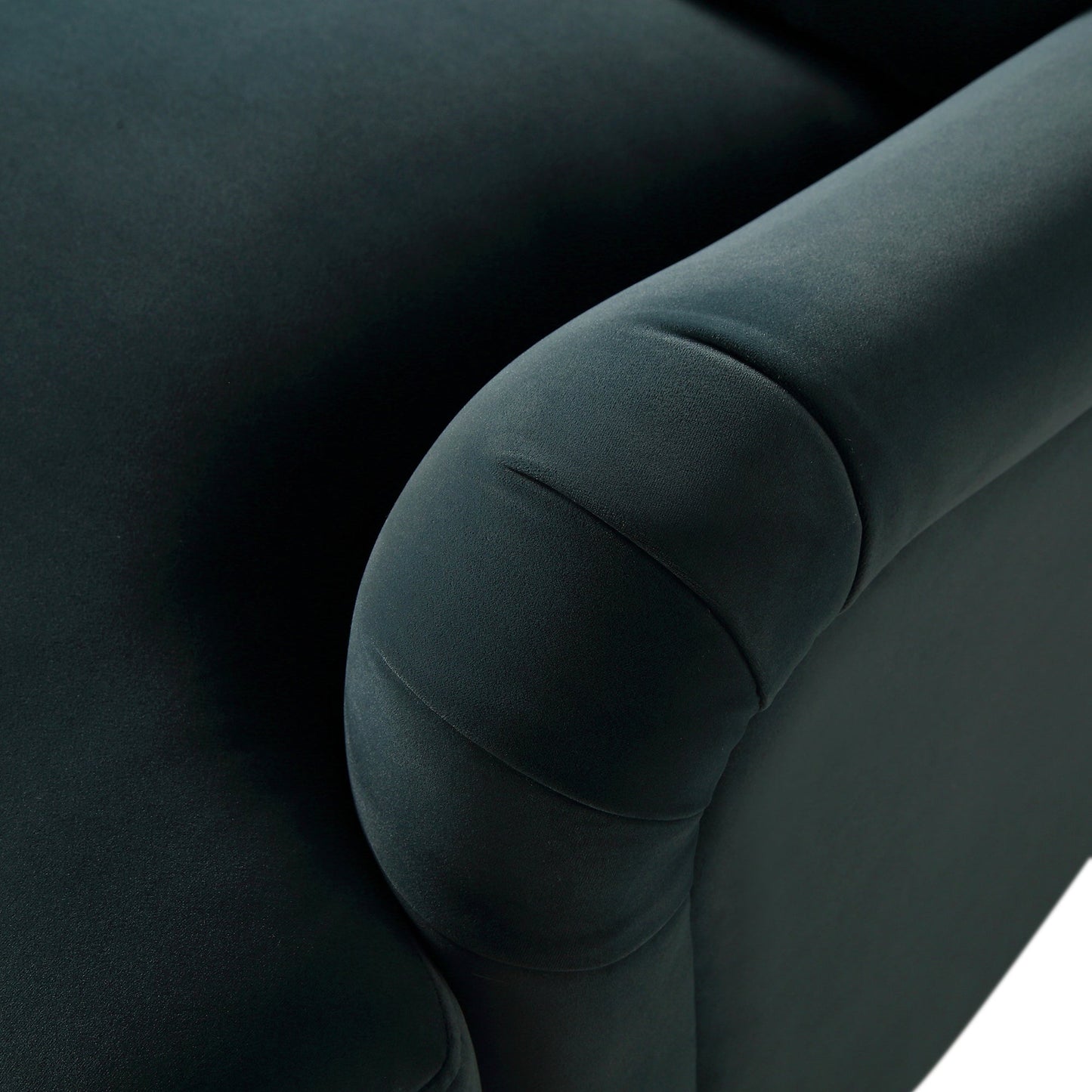 Canapé Daphnis en velours bleu égéen, 2 places