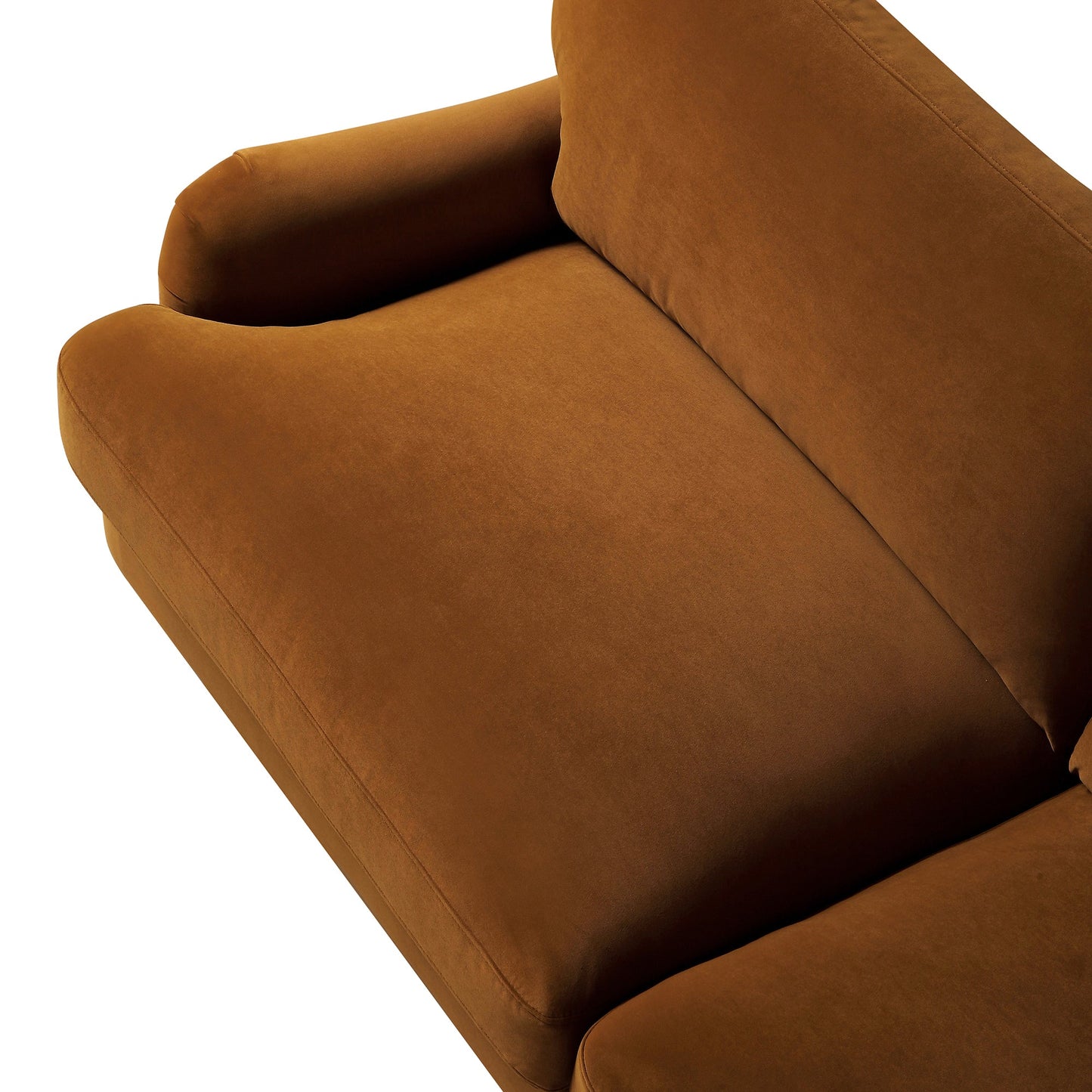 Canapé Daphnis en velours cannelle, 3 places