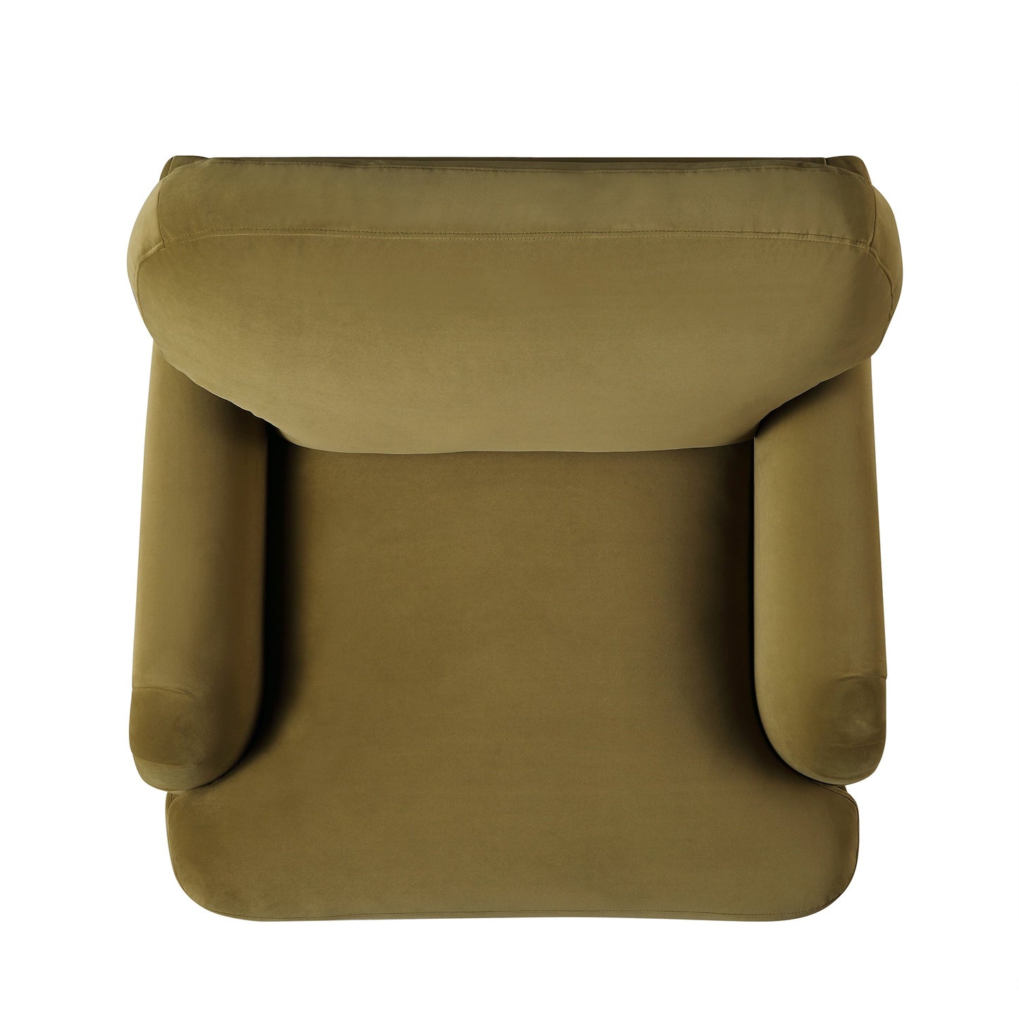 Daphnis Fudge, canapé en velours, 1 place