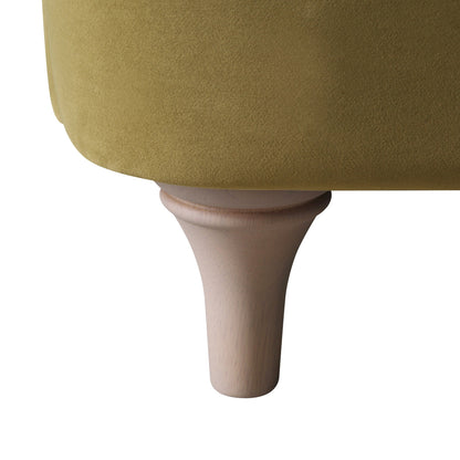 Daphnis Fudge, canapé en velours, 1 place