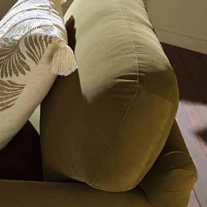 Daphnis Fudge, canapé en velours, 1 place