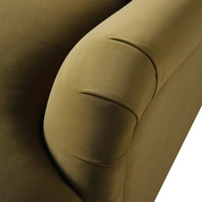 Daphnis Fudge, canapé en velours, 2 places