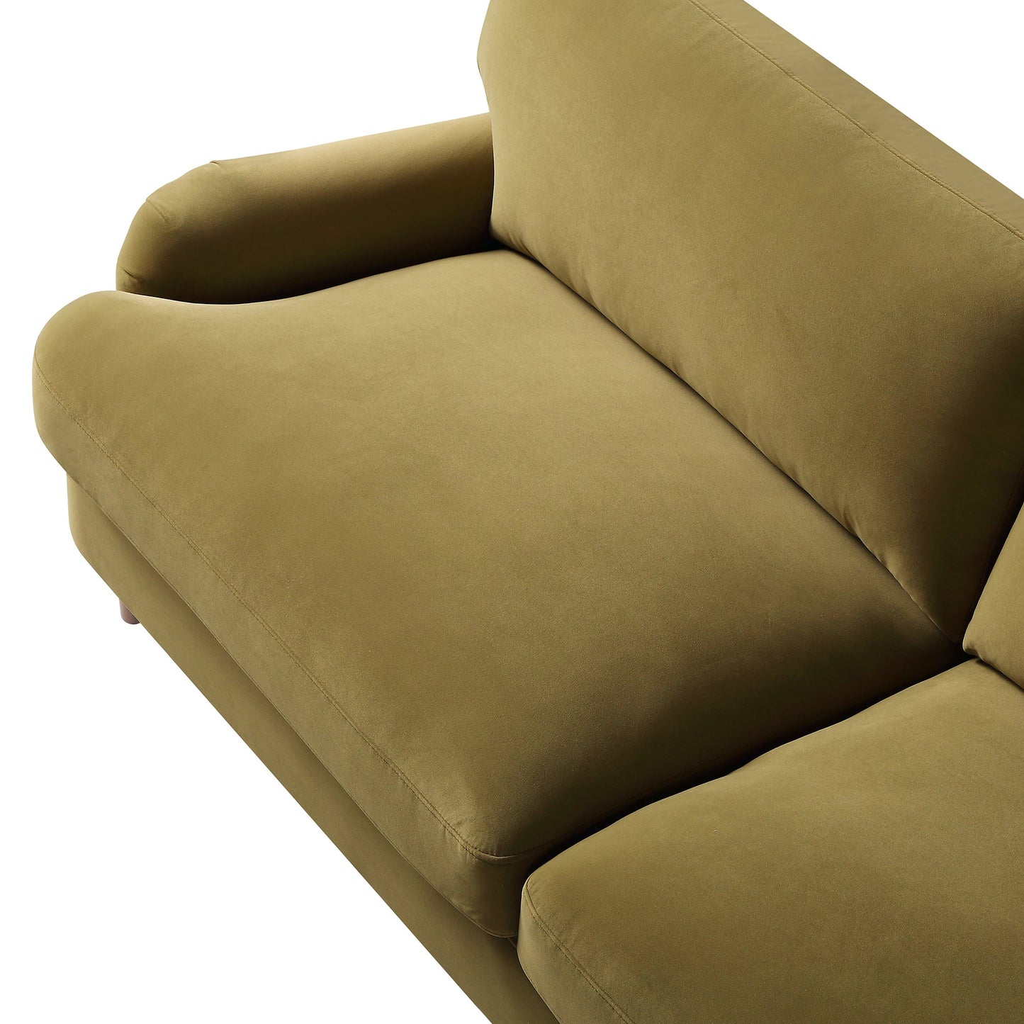 Daphnis Fudge, canapé en velours, 3 places