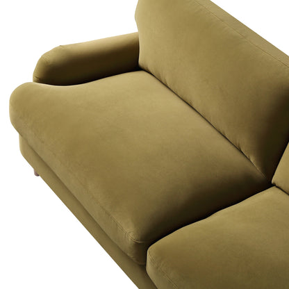 Daphnis Fudge, canapé en velours, 3 places