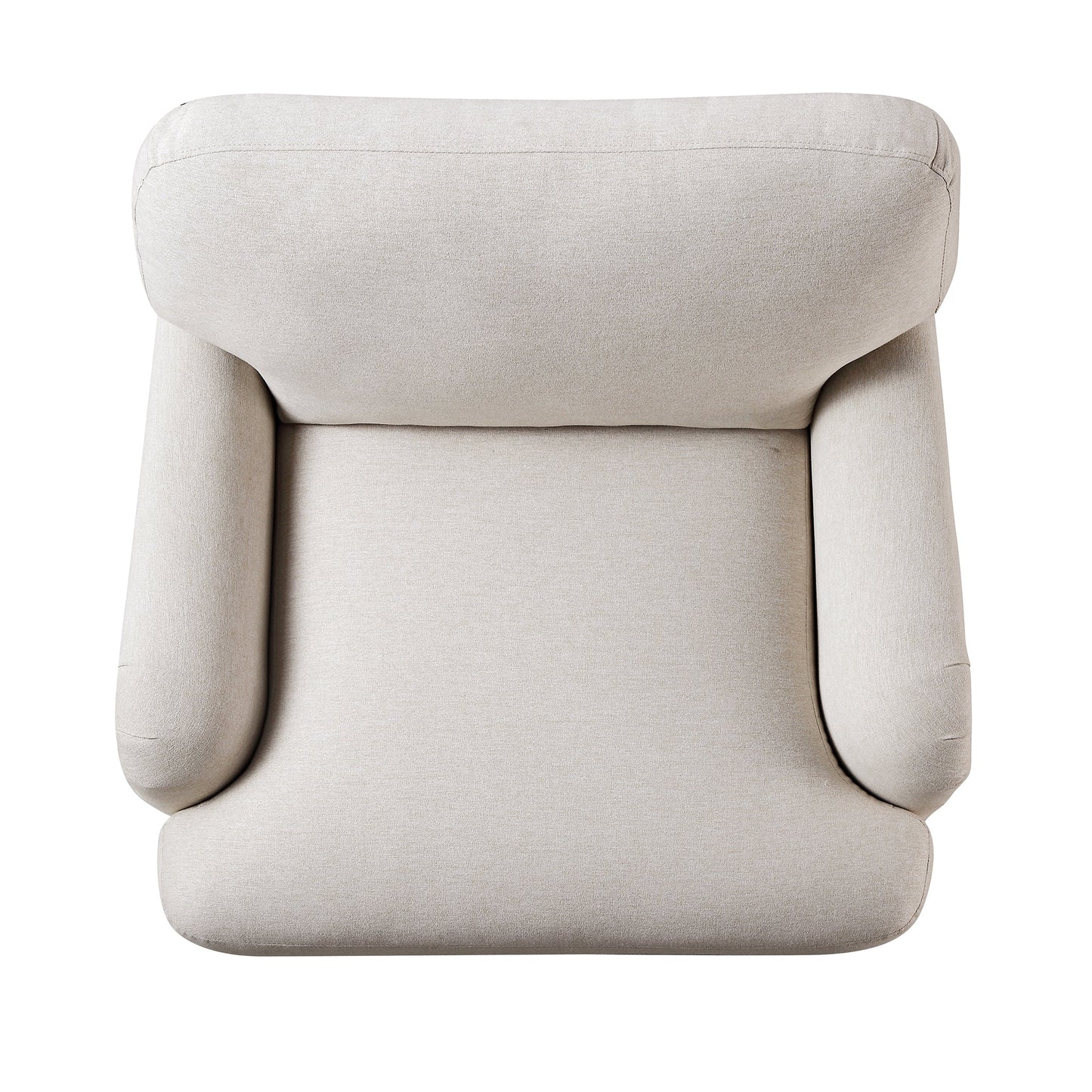 Canapé 1 place en tissu avoine Daphnis