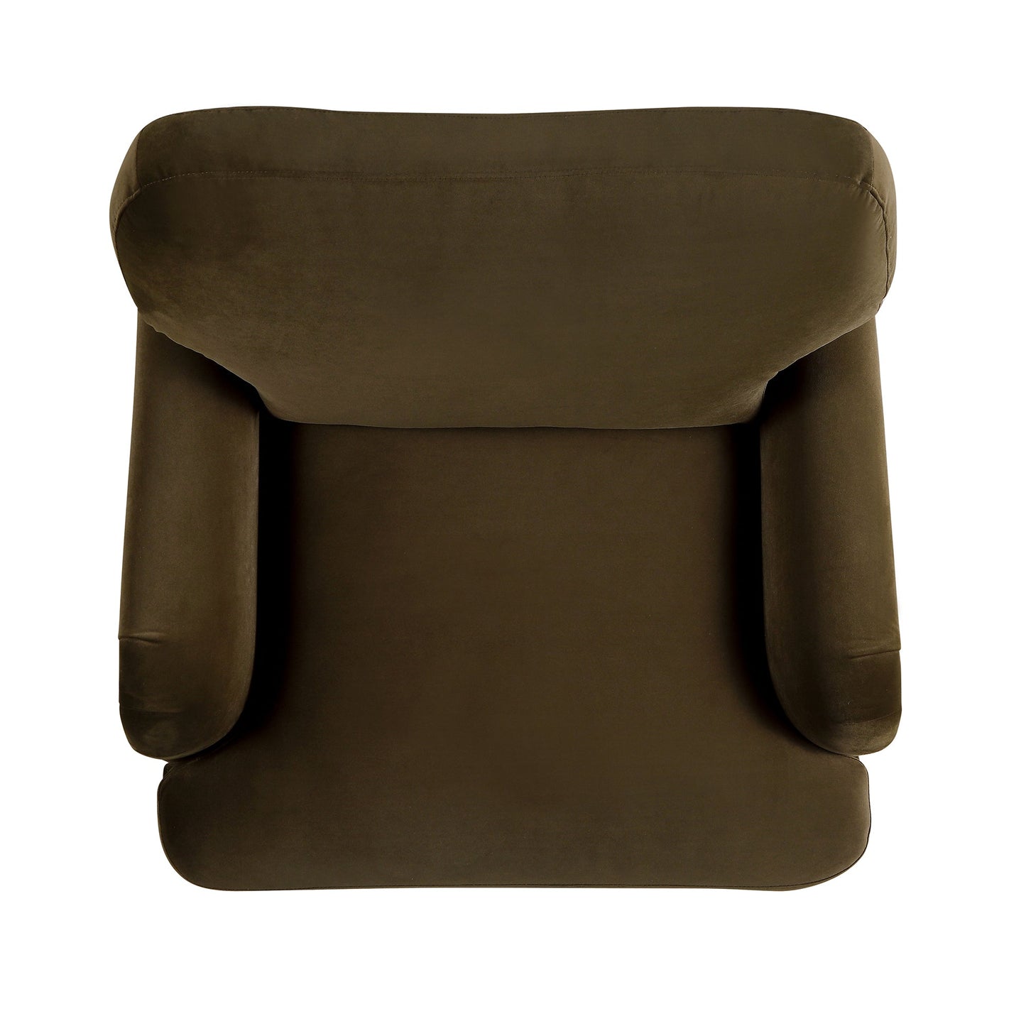 Canapé Daphnis en velours aux algues, 1 place