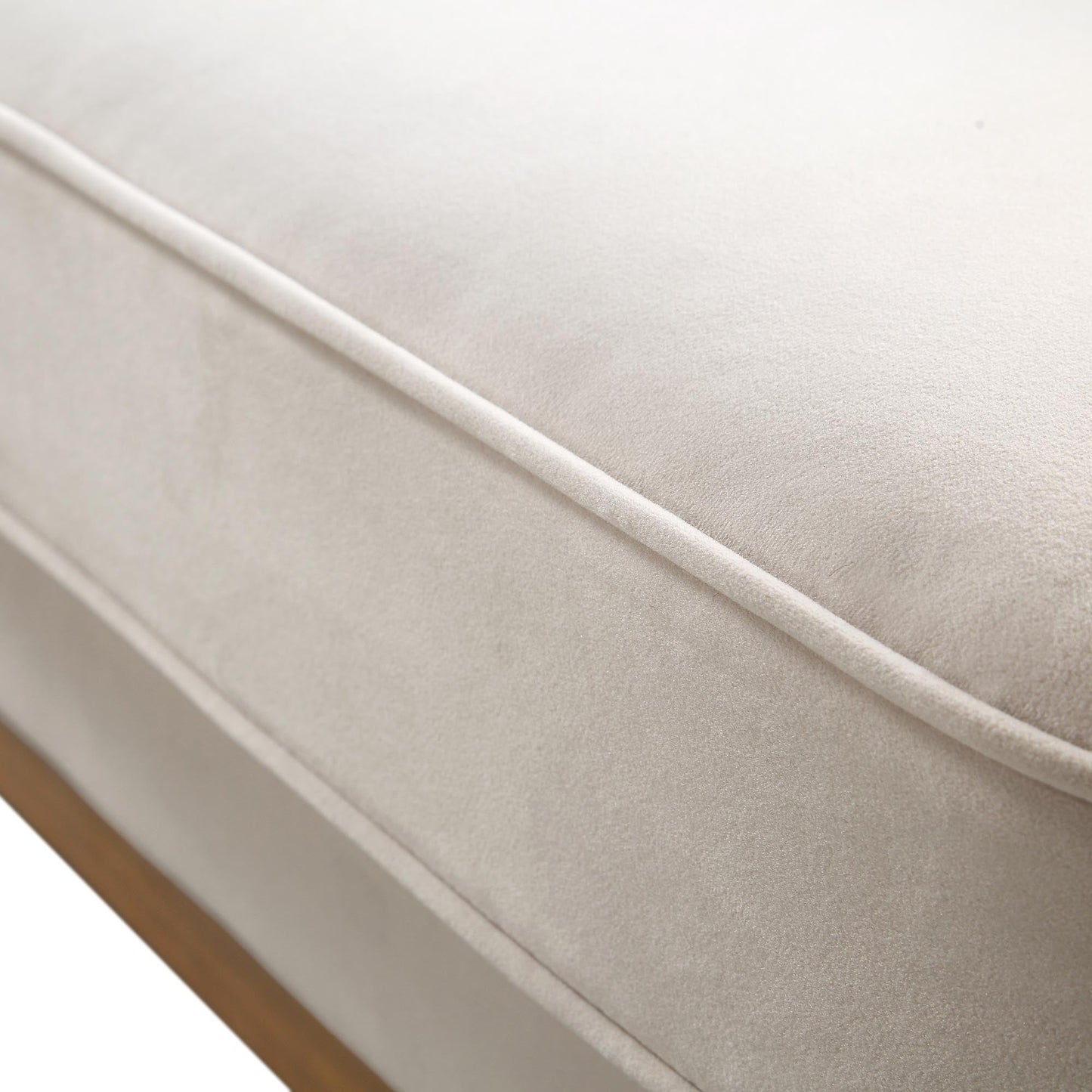 Canapé d'angle Dipley Champagne Velvet Grande