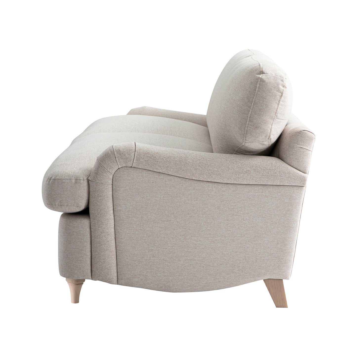 Canapé-lit 3 places en tissu avoine Daphnis