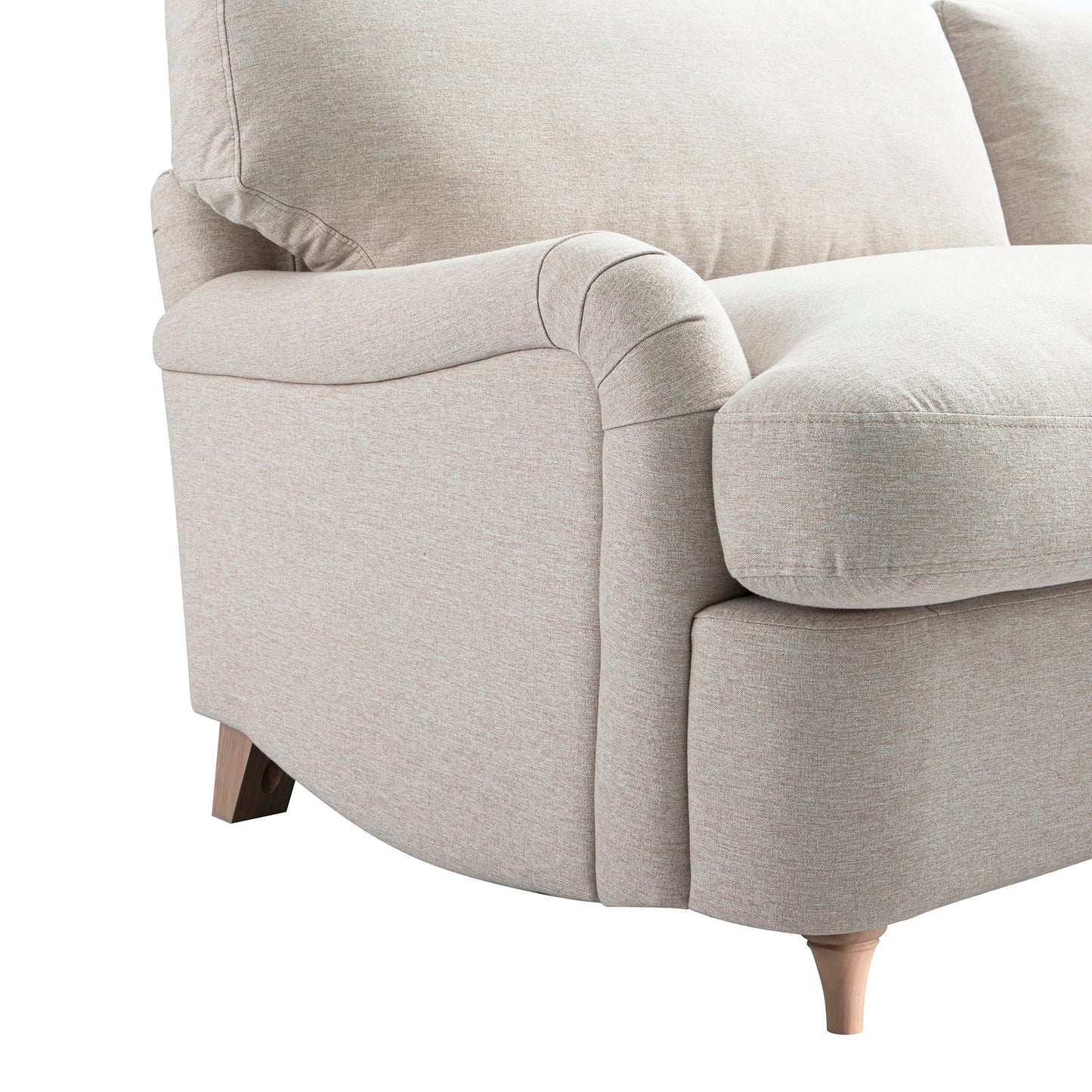 Canapé-lit 3 places en tissu avoine Daphnis