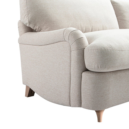 Canapé-lit 3 places en tissu avoine Daphnis