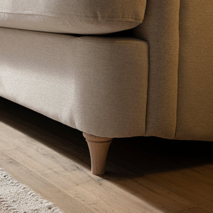 Canapé-lit 3 places en tissu avoine Daphnis