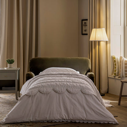 Canapé-lit en velours d'algues Daphnis, causeuse