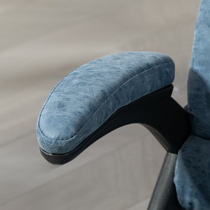 Fauteuil de bureau massant à dossier haut HOMCOM avec 6 points de vibration, beige