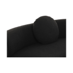 Canapé sectionnel Horizon Boucle noir