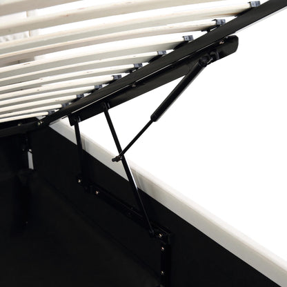 Lit coffre ottoman en velours champagne Hadley