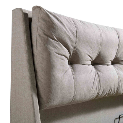 Lit coffre ottoman en tissu Hadley Stone