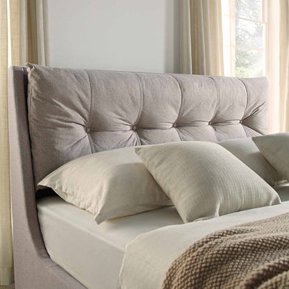 Lit coffre ottoman en tissu Hadley Stone