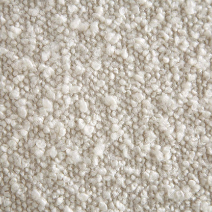 Lit coffre ottoman beige avec tête de lit incurvée Egerie