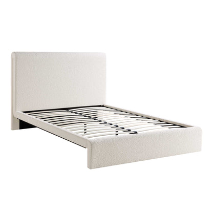 Lit incurvé Hampstead Ecru Boucle