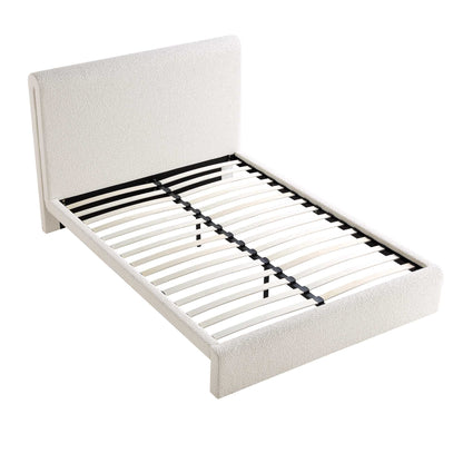 Lit incurvé Hampstead Ecru Boucle