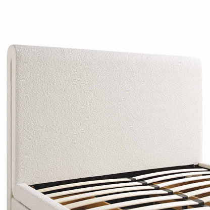 Lit incurvé Hampstead Ecru Boucle