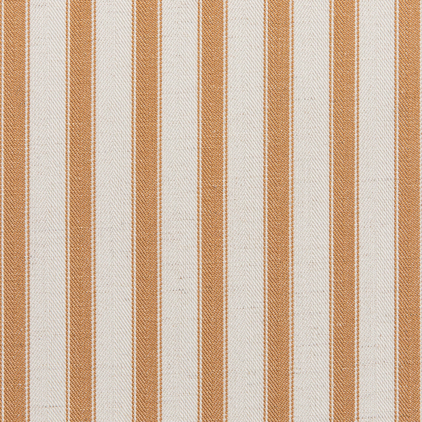 Lit coffre ottoman rembourré Chilworth, mélange de lin à rayures ocres