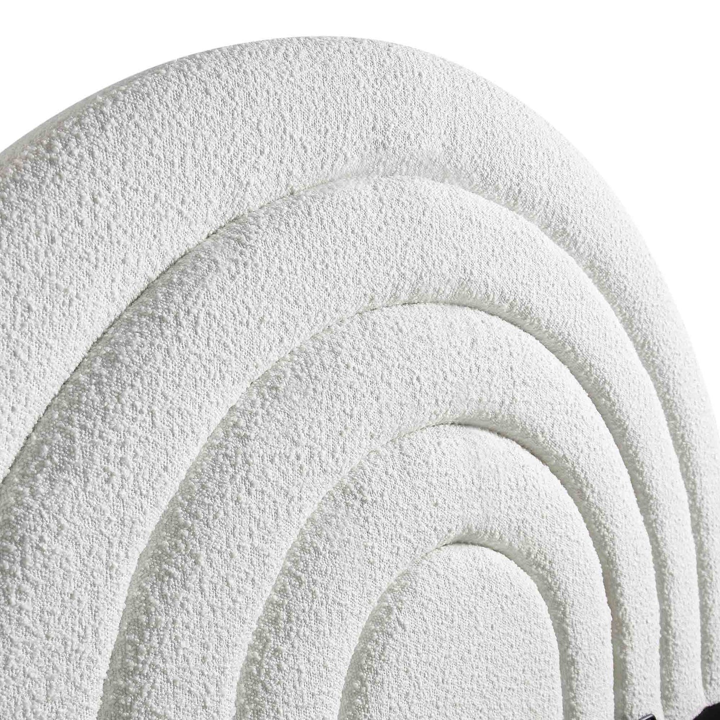 Lit de rangement ottoman Archer White Boucle