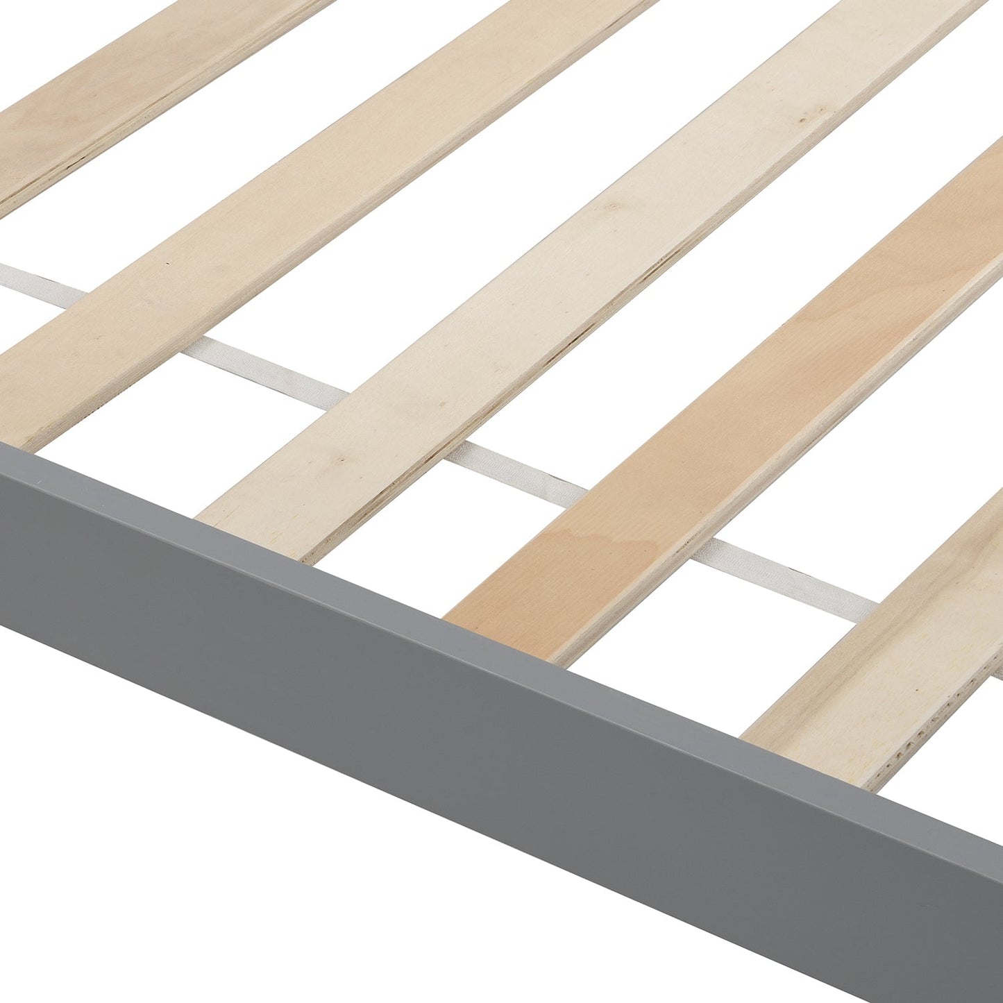 Lit simple pour enfant avec tête de lit en bois Hedwig Cloud