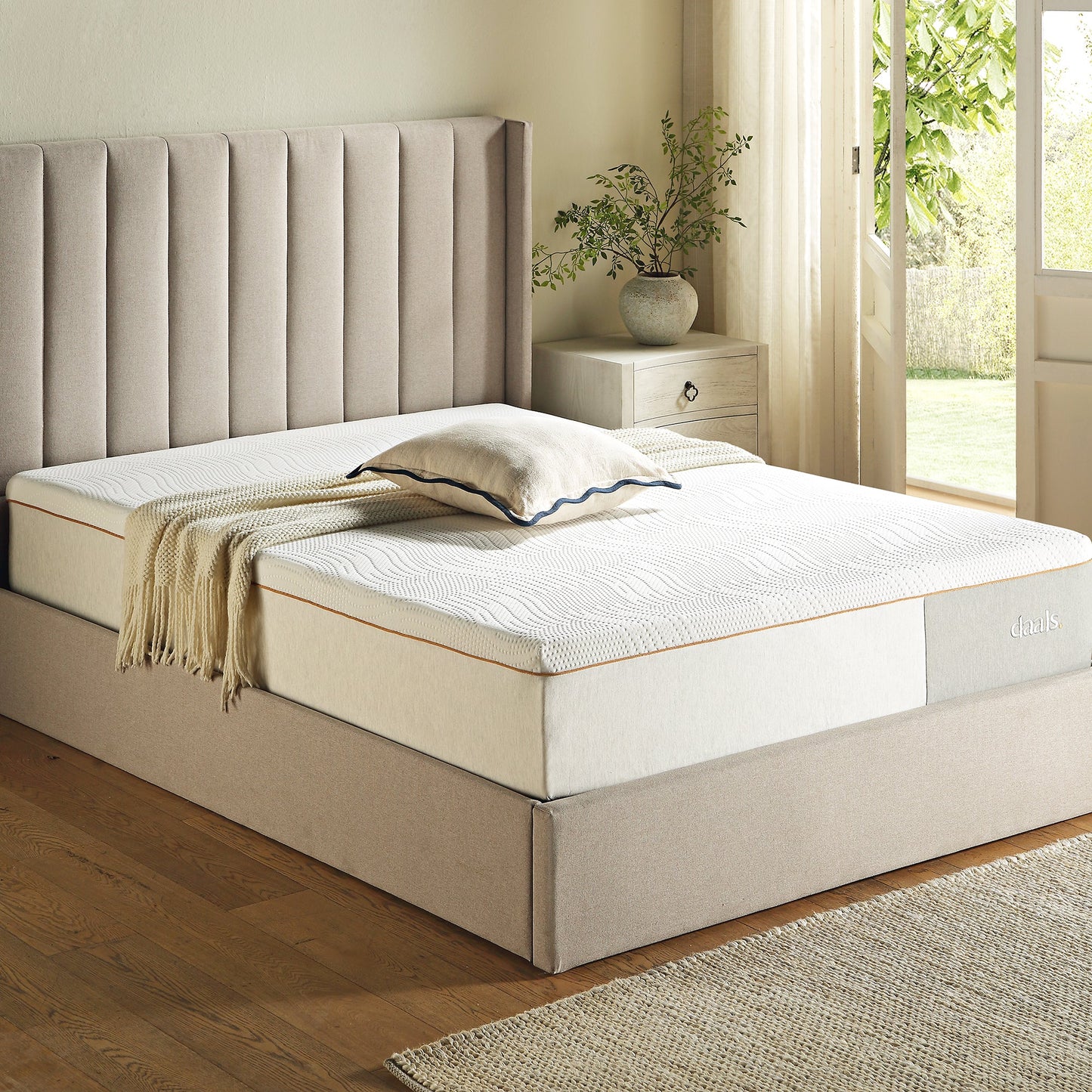Matelas Happyrest Hybrid 3000 en mousse à mémoire de forme et ressorts ensachés