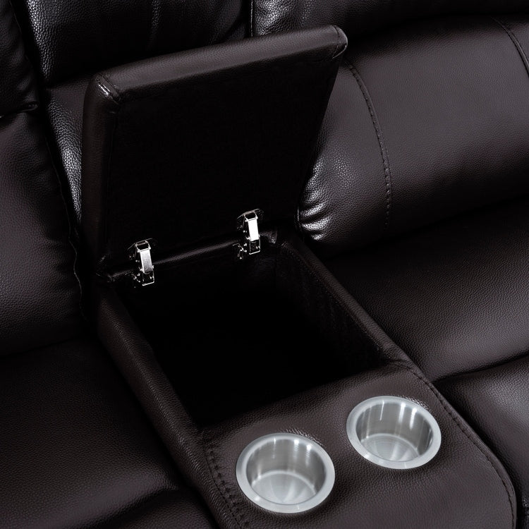 Collection de canapés inclinables manuels en cuir pour salon, meubles inclinables en cuir pour bureau à domicile et salon