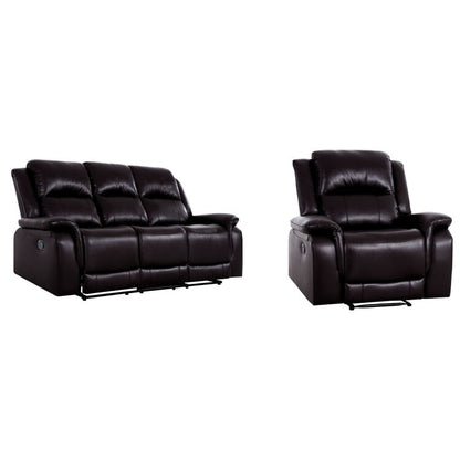 Collection de canapés inclinables manuels en cuir pour salon, meubles inclinables en cuir pour bureau à domicile et salon